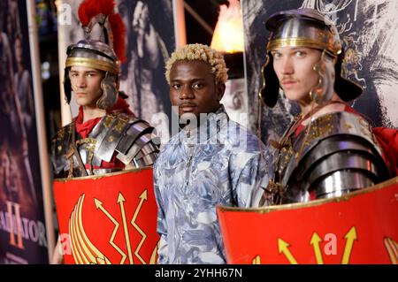 Godwin beim screening des Kinofilms Gladiator II im Mathäser Filmpalast. München, 11.11.2024 *** Godwin à la projection du film Gladiator II au Mathäser Filmpalast Munich, 11 11 2024 Foto:xs.xGabschx/xFuturexImagex Gladiator muenchen 4107 Banque D'Images