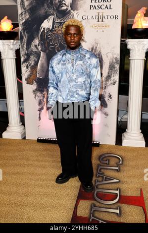 Godwin beim screening des Kinofilms Gladiator II im Mathäser Filmpalast. München, 11.11.2024 *** Godwin à la projection du film Gladiator II au Mathäser Filmpalast Munich, 11 11 2024 Foto:xs.xGabschx/xFuturexImagex Gladiator muenchen 4108 Banque D'Images