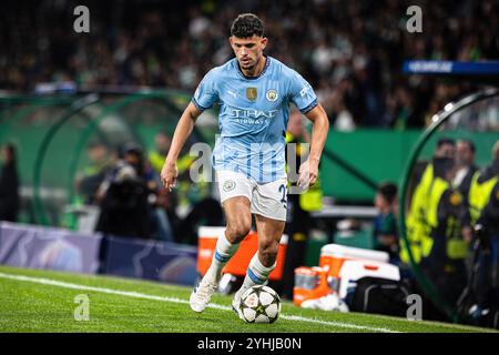 Lisboa, Portugal. 05 novembre 2024. Matheus Nunes de Manchester City en action lors du match MD4 de l'UEFA Champions League 2024/25 entre le Sporting Clube de Portugal et Manchester City à l'Estadio Jose Alvalade. (Score final : Sporting CP 4 - 1 CF Manchester City) crédit : SOPA images Limited/Alamy Live News Banque D'Images