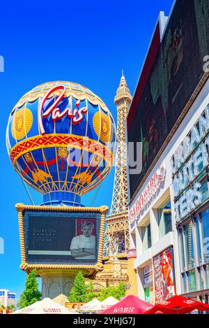 Las Vegas, Nevada, USA - 16 septembre 2018 : rue Principale de Las Vegas est la séquence. Banque D'Images