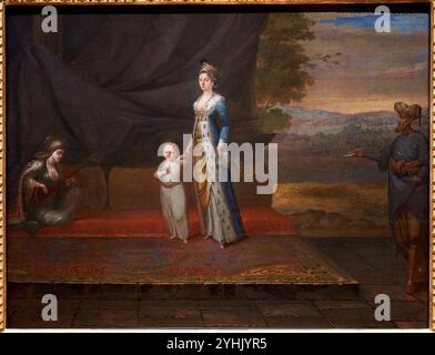 Lady Mary Wortley Montagu (1689-1762) avec son fils Edward (1713-1776), et ses accompagnateurs, vers 1717, attribués à Jean Baptiste Vanmour, National Portr Banque D'Images