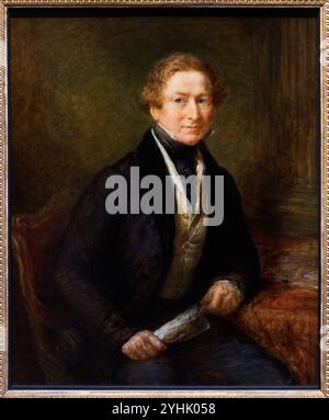 Sir Robert Peel, (1788-1850), 1838, par John Linnell, National Portrait Gallery, Londres, Royaume-Uni Banque D'Images