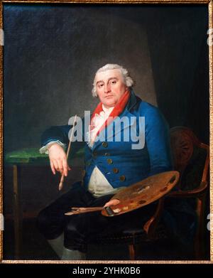 Autoportrait, 1805-1810, Philippe Jacques de Loutherbourg, (1740-1812), National Portrait Gallery, Londres, Royaume-Uni Banque D'Images