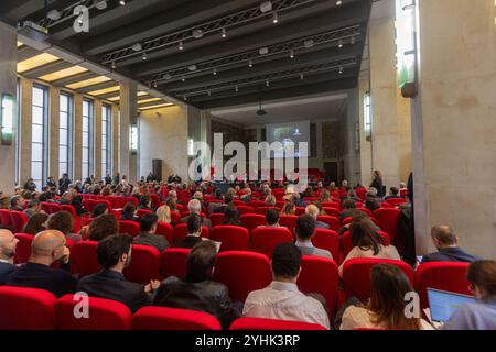 Milan, Italie. 12 novembre 2024. Celebrazione del 150° anniversario di istituzione degli Ordini Forensi nell'aula Magna di Palazzo di Giustizia - Milano, Italia - Martedì, 12 novembre 2024 (foto Stefano Porta/LaPresse) célébration du 150e anniversaire de la création des associations du Barreau dans l'Aula Magna du Palais de Justice - Milan, Italie - mardi 12 novembre 2024 (photo Stefano Porta/LaPresse) crédit : LaPresse Live News Banque D'Images