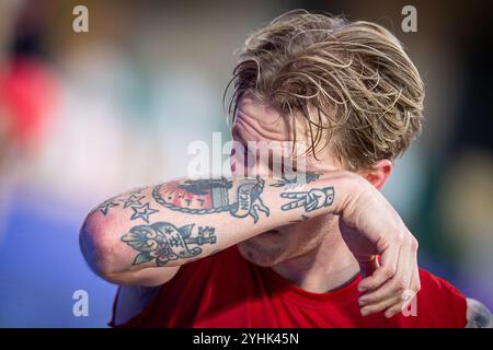 Silkeborg, Danemark. 10 novembre 2024. Tonni Adamsen de Silkeborg vu après le match de Superliga 3F entre Silkeborg IF et Randers FC au Jysk Park à Silkeborg. Banque D'Images