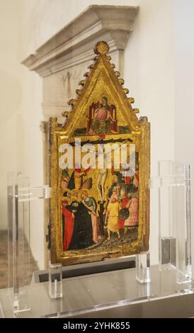 Pièce d'autel dans le Palais Ducal, vieille ville, site du patrimoine mondial de l'UNESCO, Urbino, Marche, Italie, Europe Banque D'Images