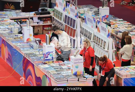 Zagreb, Croatie. 12 novembre 2024. Journée d’ouverture d’INTERLIBER, la Foire internationale du livre à Zagreb, Croatie le 12. Novembre 2024. Photo : Marko Prpic/PIXSELL crédit : Pixsell/Alamy Live News Banque D'Images