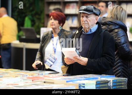 Zagreb, Croatie. 12 novembre 2024. Journée d’ouverture d’INTERLIBER, la Foire internationale du livre à Zagreb, Croatie le 12. Novembre 2024. Photo : Marko Prpic/PIXSELL crédit : Pixsell/Alamy Live News Banque D'Images