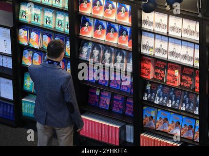 Zagreb, Croatie. 12 novembre 2024. Journée d’ouverture d’INTERLIBER, la Foire internationale du livre à Zagreb, Croatie le 12. Novembre 2024. Photo : Marko Prpic/PIXSELL crédit : Pixsell/Alamy Live News Banque D'Images