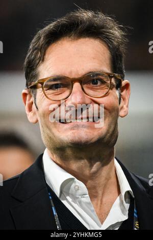 Lens, France. 26 octobre 2024. Joseph OUGHOURLIAN de Lens lors du championnat de France de Ligue 1 de football entre le RC Lens et le LOSC Lille le 26 octobre 2024 au stade Bollaert-Delelis de Lens, France - photo Matthieu Mirville/DPPI crédit : DPPI Media/Alamy Live News Banque D'Images