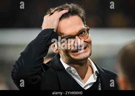 Lens, France. 26 octobre 2024. Joseph OUGHOURLIAN de Lens lors du championnat de France de Ligue 1 de football entre le RC Lens et le LOSC Lille le 26 octobre 2024 au stade Bollaert-Delelis de Lens, France - photo Matthieu Mirville/DPPI crédit : DPPI Media/Alamy Live News Banque D'Images