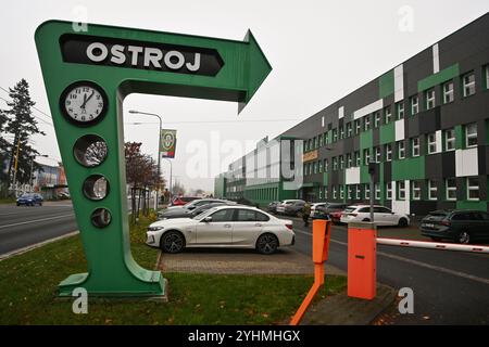 Opava, République tchèque. 12 novembre 2024. Production à OSTROJ à Opava, République tchèque, 12 novembre 2024. OSTROJ tient une conférence de presse sur les nouveaux développements, y compris son entrée sur le marché des équipements miniers aux Etats-Unis et sa fourniture de coffrages mobiles pour le métro de Prague. Crédit : Jaroslav Ozana/CTK photo/Alamy Live News Banque D'Images