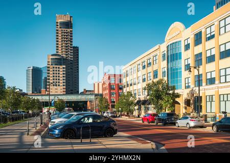 Downtown Grand Rapids, Michigan, États-Unis. Banque D'Images