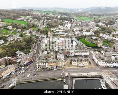 Vue aérienne par drone de Rothesay Isle of Bute Banque D'Images