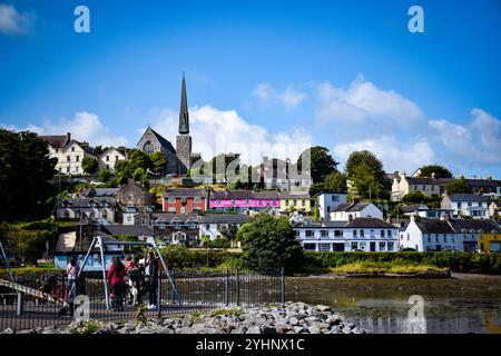 irlande, Crosshaven, ville balnéaire, vie irlandaise, campagne irlandaise Banque D'Images