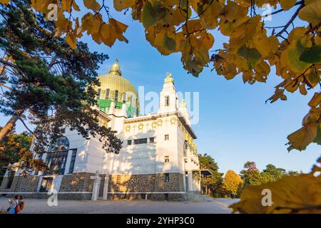 Eglise Kirche am Steinhof à Otto-Wagner-Spital Hôpital Otto Wagner, aujourd'hui Klinik Penzing Vienne 14. Penzing Wien Autriche Banque D'Images