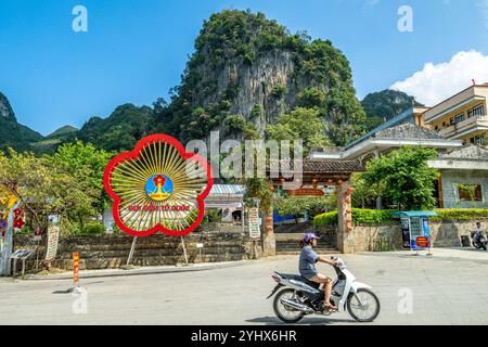 La vieille ville de Dong Van, dans la province de Ha Giang, Vietnam Banque D'Images