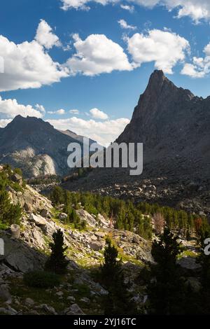 Les régions alpines de la Wind River Mountains Wilderness Bridger, Wyoming, Banque D'Images