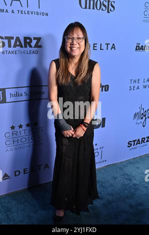 Hollywood CA USA - 12 novembre 2024 : Anna May Wong assiste à la 3e célébration annuelle de l'AAPI Cinema & TV de la Critics Choice Association. Banque D'Images