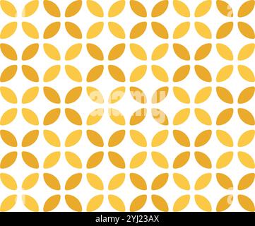 Grain de blé ou de riz. Fond sans couture de grain d'avoine. Texture des graines de céréales de blé. Motif organique abstrait sans couture. Illustration vectorielle isolée Illustration de Vecteur