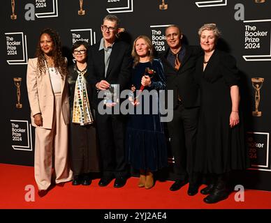 LONDRES, ROYAUME-UNI. 11 novembre 2024. Cérémonie du Booker Prize 2024 à Old Billingsgate Londres, Royaume-Uni. (Photo de 李世惠/Voir Li/Picture Capital) crédit : Voir Li/Picture Capital/Alamy Live News Banque D'Images