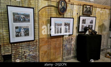 Exposition « la vie du soldat », forteresse, Bron, Rhône, France Banque D'Images