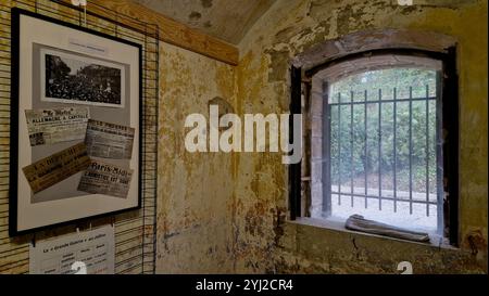 Exposition « la vie du soldat », forteresse, Bron, Rhône, France Banque D'Images