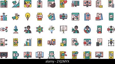 Collection d'icônes vectorielles de haute qualité avec contour modifiable. Idéal pour les projets professionnels et créatifs. Illustration de Vecteur