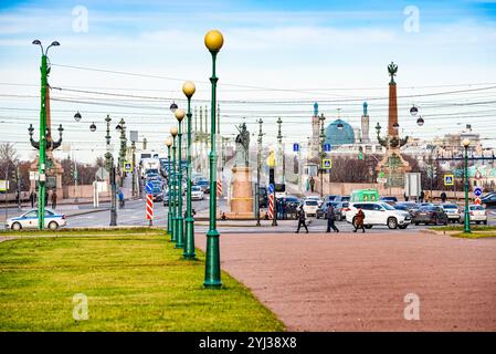 Saint Petersburg, Russie - 06 novembre 2019 : Urban et historiquement la plus belle vue de la ville de Saint-Pétersbourg. La Russie. Banque D'Images