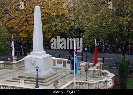 Monument commémoratif de guerre de Cheltenham et bureaux municipaux sur la promenade de Cheltenham - 10 novembre 2024 photo d'Antony Thompson/Thousand Word Media Ltd Banque D'Images