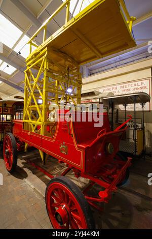 . Tramway Tower Waggon, Crich, tramway Museum, Banque D'Images