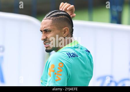 Belem, Brésil. 13 novembre 2024. Raphinha, joueuse de l'équipe nationale brésilienne lors de l'entraînement au stade de Mangueirao. Photo : Fernando Torres/AGIF crédit : AGIF/Alamy Live News Banque D'Images