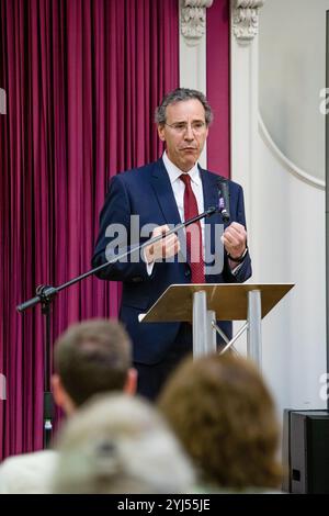 Miguel Berger, ambassadeur d'Allemagne au Royaume-Uni, parle de la manière de renforcer le partenariat avec Bruxelles et Berlin. Crédit John Rose/Alamy Banque D'Images