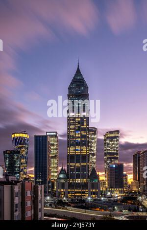 Atasehir, Istanbul, Turquie 07 novembre 2024 ; Istanbul Atasehir Financial Center. Istanbul Financial Center (IFC), Atasehir, Istanbul, Turquie. Global Banque D'Images