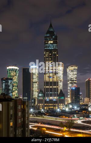 Atasehir, Istanbul, Turquie 07 novembre 2024 ; Istanbul Atasehir Financial Center. Istanbul Financial Center (IFC), Atasehir, Istanbul, Turquie. Global Banque D'Images