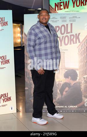 Omar Benson Miller beim Photocall zum Kinofilm 'Napoli New York' im Cinema Adriano. ROM, 13.11.2024 Banque D'Images