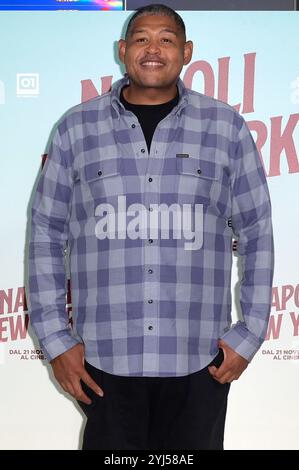 Omar Benson Miller beim Photocall zum Kinofilm 'Napoli New York' im Cinema Adriano. ROM, 13.11.2024 Banque D'Images