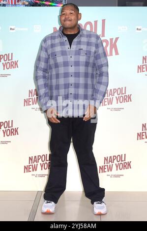 Omar Benson Miller beim Photocall zum Kinofilm 'Napoli New York' im Cinema Adriano. ROM, 13.11.2024 Banque D'Images