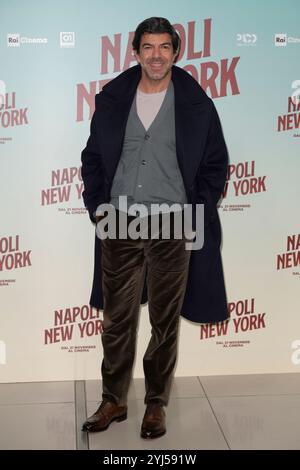 Rome, Italie. 13 novembre 2024. Pierfrancesco Favino assiste au photocall du film 'Napoli - New York' au Cinéma Adriano. Crédit : SOPA images Limited/Alamy Live News Banque D'Images