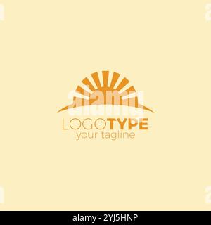 conception de logo de vecteur de soleil. logo énergie solaire Illustration de Vecteur