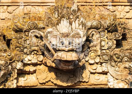 Temple de fertilité Pura Beji à la déesse du riz Dewi Sri à Sangsit, Bali, Indonésie, Asie du Sud-est, Asie Banque D'Images