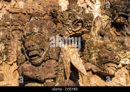 Temple de fertilité Pura Beji à la déesse du riz Dewi Sri à Sangsit, Bali, Indonésie, Asie du Sud-est, Asie Banque D'Images