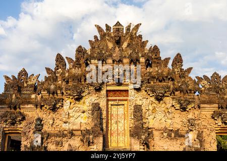 Temple de fertilité Pura Beji à la déesse du riz Dewi Sri à Sangsit, Bali, Indonésie, Asie du Sud-est, Asie Banque D'Images