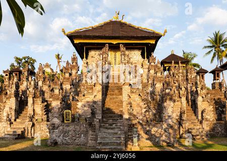 Temple de fertilité Pura Beji à la déesse du riz Dewi Sri à Sangsit, Bali, Indonésie, Asie du Sud-est, Asie Banque D'Images