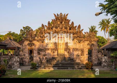 Temple de fertilité Pura Beji à la déesse du riz Dewi Sri à Sangsit, Bali, Indonésie, Asie du Sud-est, Asie Banque D'Images