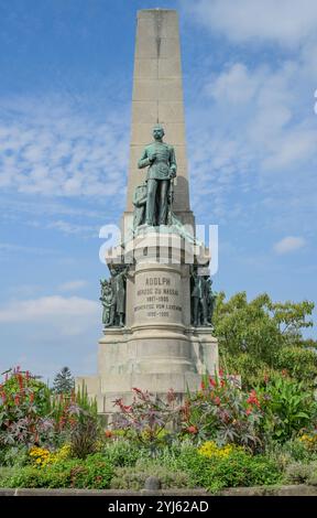 Herzog-Adolph-Denkmal, Landesdenkmal, Biebricher Allee, Adolfshöhe, Wiesbaden, Hessen, Deutschland Banque D'Images