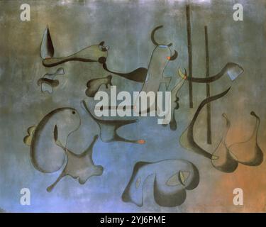 COMPOSICION - 1933 OLEO/LIENZO. Auteur : JOAN MIRO. Banque D'Images