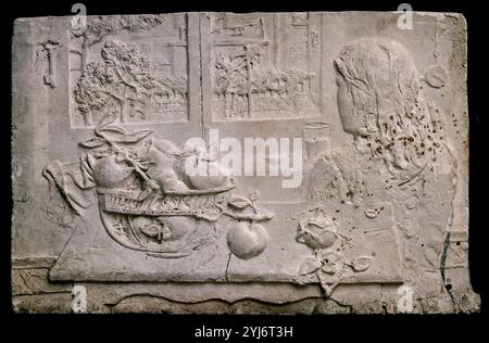 ABEL - 1958 - ESCAYOLA EMBAJADORES - 61x91. Auteur : Antonio LOPEZ GARCIA. Emplacement : collection privée. MADRID. L'ESPAGNE. Banque D'Images