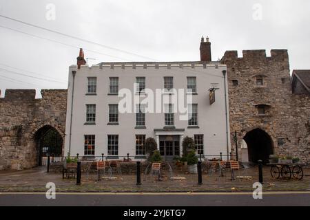 Le cochon dans l'hôtel Wall, Southampton Banque D'Images