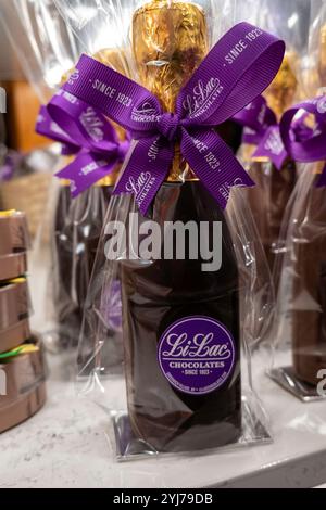 Li-Lac Chocolates est la plus ancienne Chocolate House de Manhattan - depuis 1923 - a une boutique dans Grand Central terminal Market, New York City, USA 2024 Banque D'Images